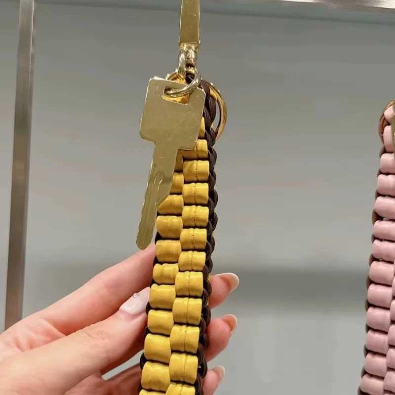 Creative Trend Braided Key Pendant Bag Accessories Bag Charms Nylon Rope Pendant Jewelry Leather Key Bag Pendant Y250815