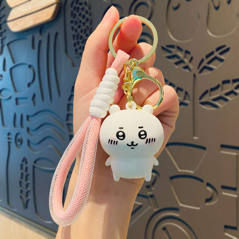 Free shipping Cartoon Little Eight Usagi Pendant Creative Chiikawa Keychain Cute Plush Toy