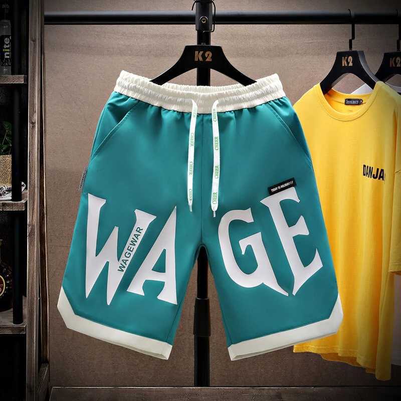 Vibrant Lettering Shorts Graphic Eye-Catching Running Shorts Mens Summer Streetwear Casual Jogging Sport Dry Gym Sports Y250814