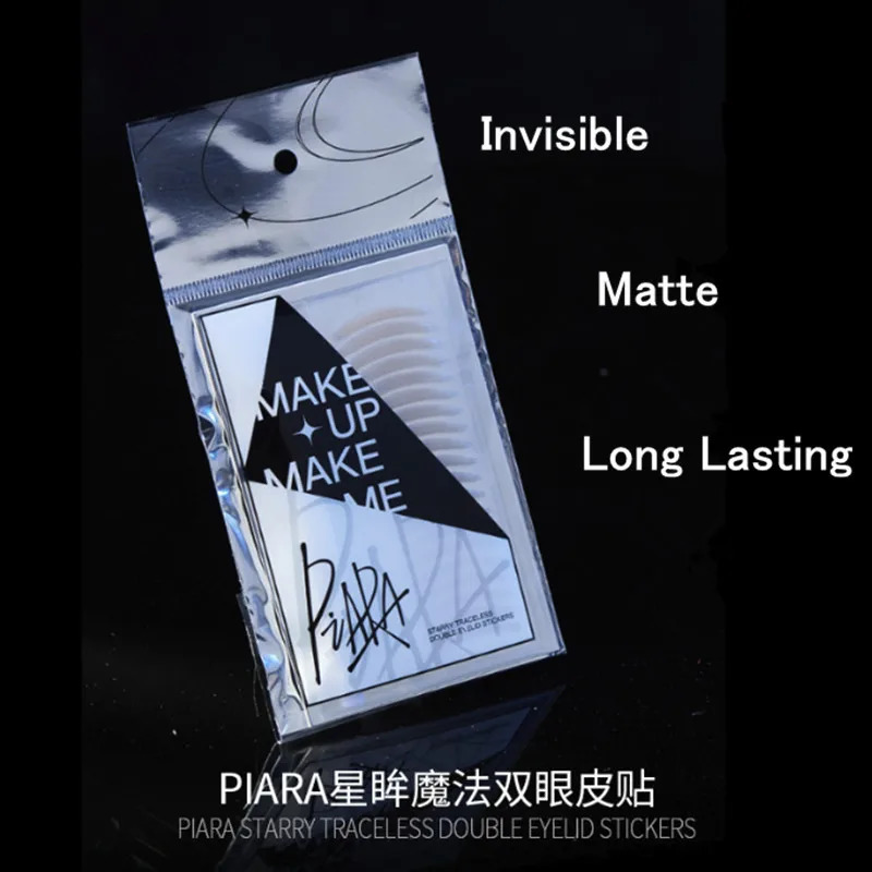 piara Double Eyelid Tape Stickers Natural Invisible Fiber Instant Eyelid Lift Paste Long Lasting Bigger Eyes Beauty Tool 250811