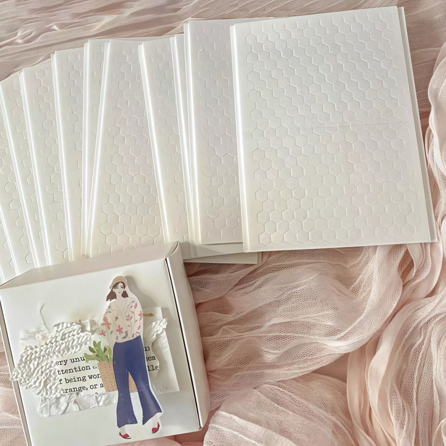 3D Double-sided Foam Dots Hexagon Adhesives White Strong Glue Magic Sticker DIY Shaker Card Making Scrapbooking Craft Supplies