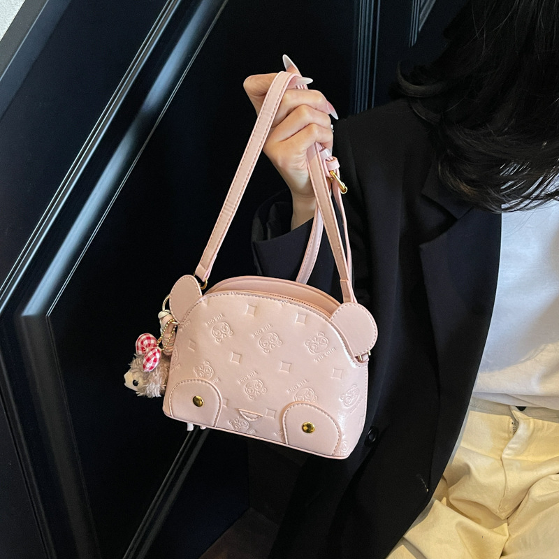 Free Shipping Designer Minimalist Compression Molded Women's Handbag New Fashion Commuting Shoulder Bag Luxury Cute Casual Makeup Bag