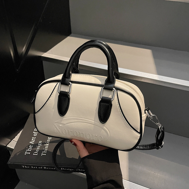 Retro Fashion Temperament Women's Handbag Free Shipping Designer's New Embossed Letter Small Square Bag Luxurious Personalized Single Should