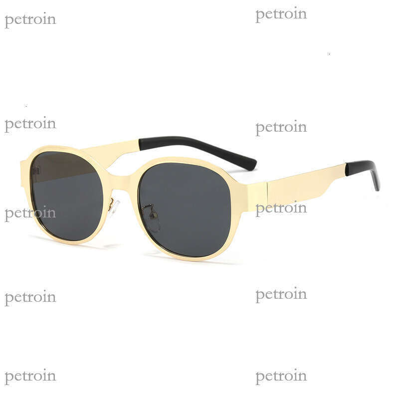 New Fashion Metal Internet Celebrity Style Women, Trendy Decorative Sunglasses with Unique Shape for Men