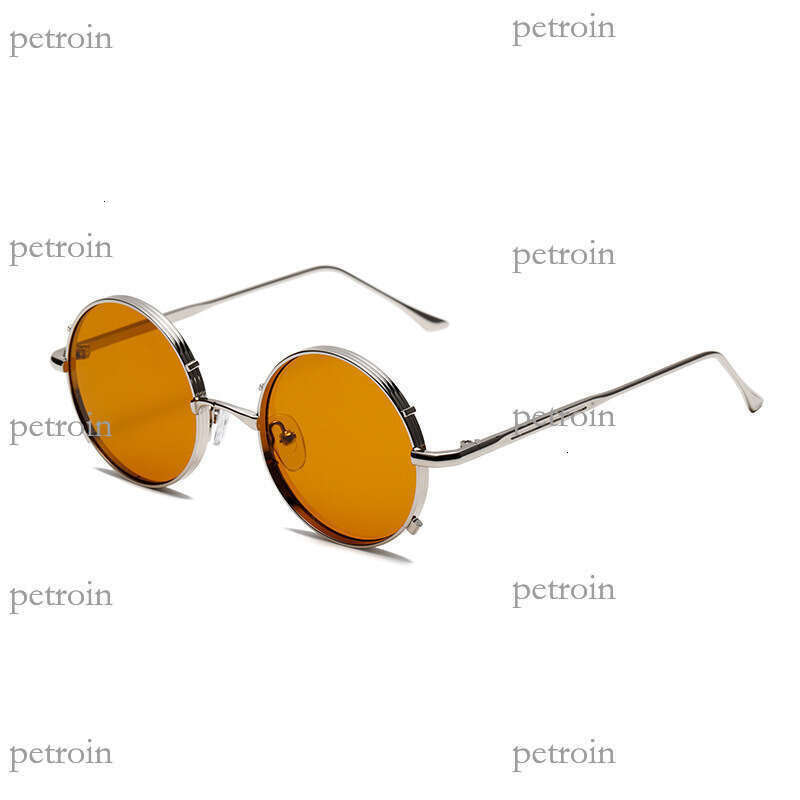 New Metal Small Round Frame Lightweight Fashion UV400 Sunglasses