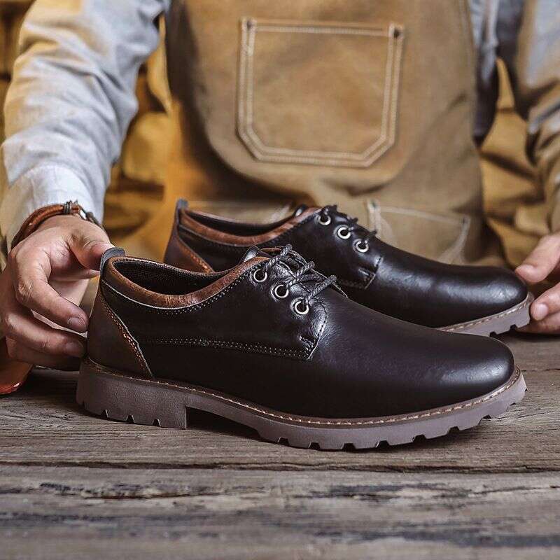 Business Autumn Winter British Style Casual Men's Formal Leather Shoes
