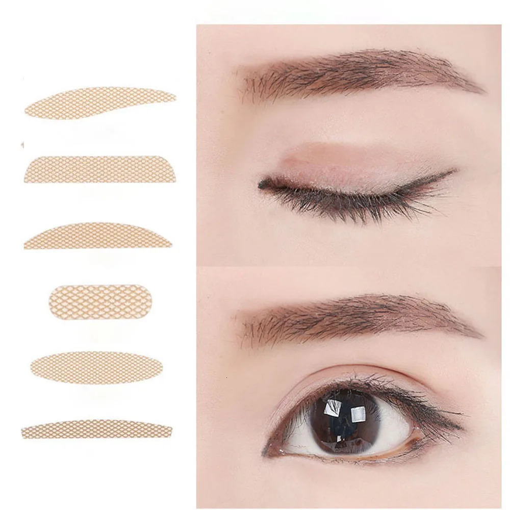 10sheet Gauze Lace Mesh Invisible Double Eyelid Sticker Waterproof Transparent Natural Self-adhesive Eyelid Tape Eye Makeup Tool 250811