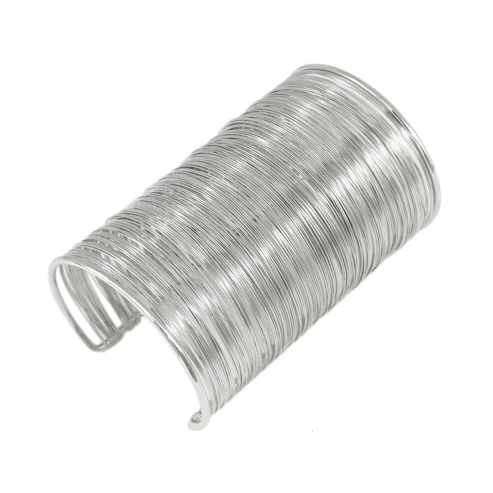 Overlong Opening Cuff Bracelets Bangles For Women Statement African Bracelet Long Fashion Jewelry Handmade Accessories MANILAI 250811