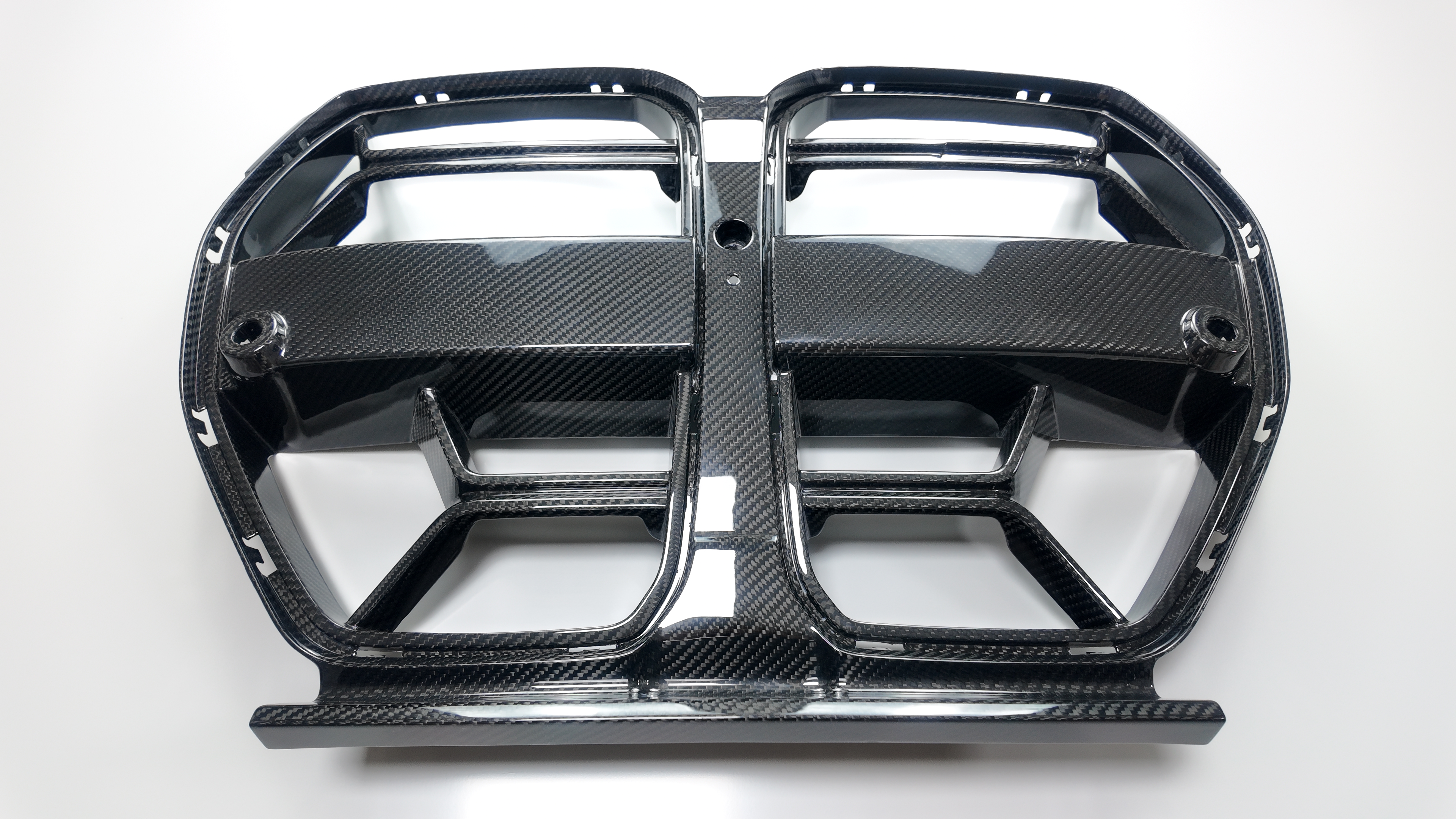 Dry Carbon Fiber Grille For BMW M3 G80 M4 G82 Front Bumper Grill Auto Racing Grid No ACC Dry Carbon 2021-2023 CSL