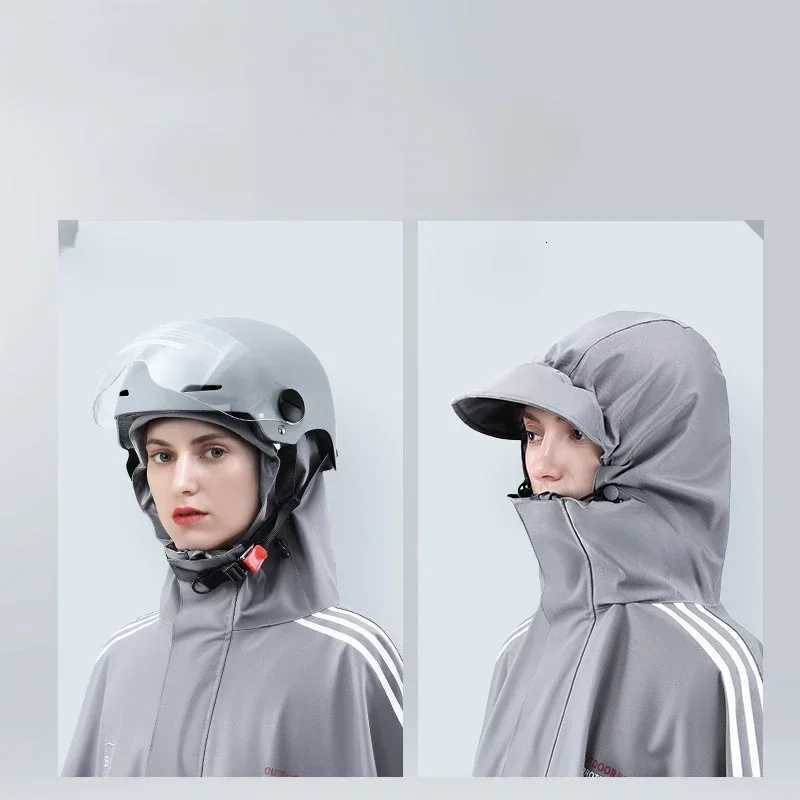New Type of Raincoat for Electric Vehicles Thickened Pongee TPU Outdoor Motorcycle Poncho for Adults Y250814