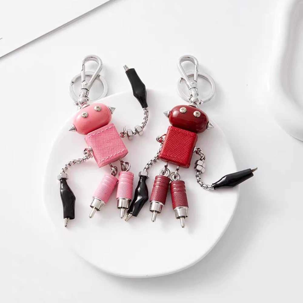 Robot Charm For Punk Bag Metal Pendant Design Sense Cool Not Easy To Fade Keychain Luxury Design Bag Accessories Y250815