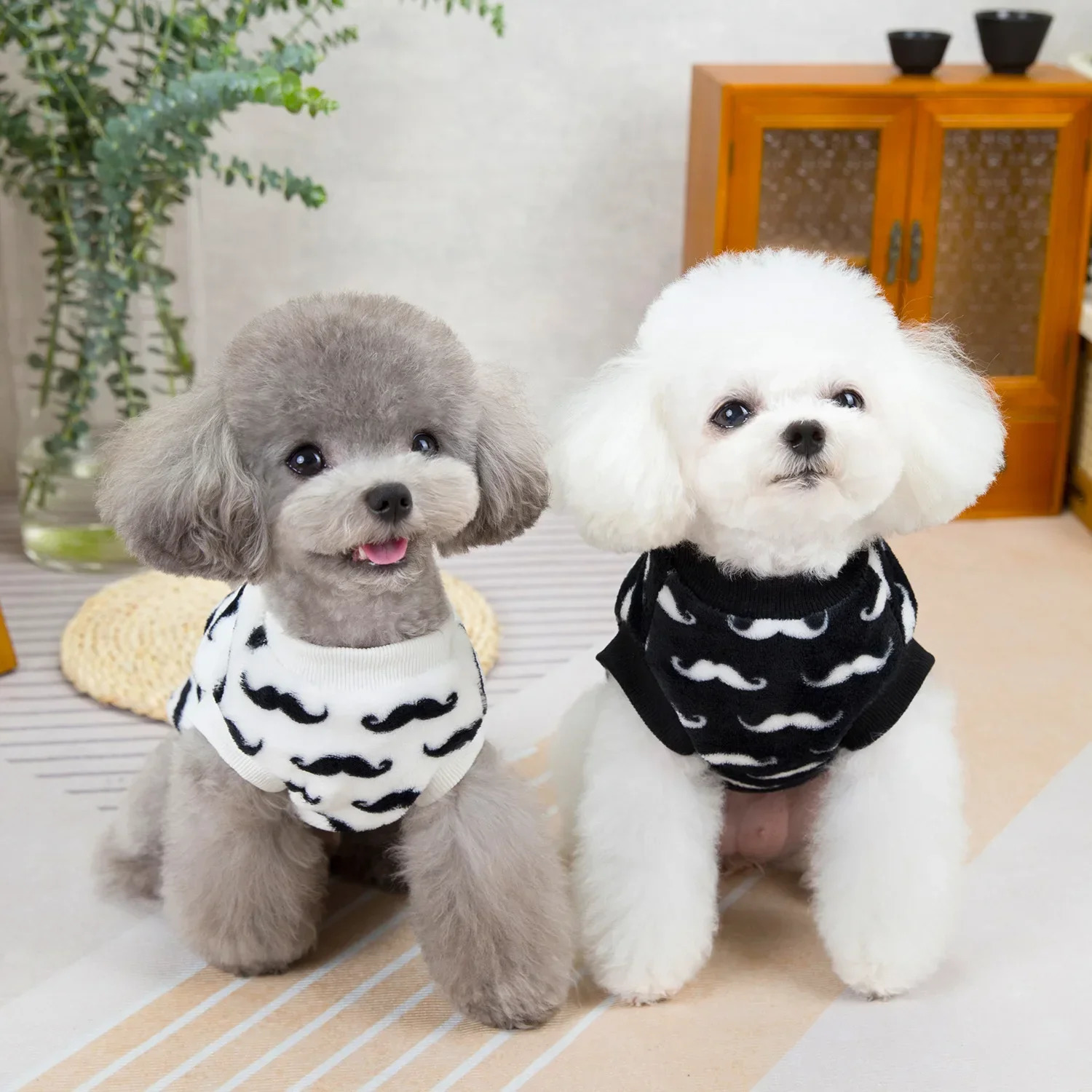 Winter Warm dog Clothes for Small Dogs beard Cats Jacket Chihuahua Teddy Clothing French Bulldog Shih Tzu Costume Pug Coats 250814