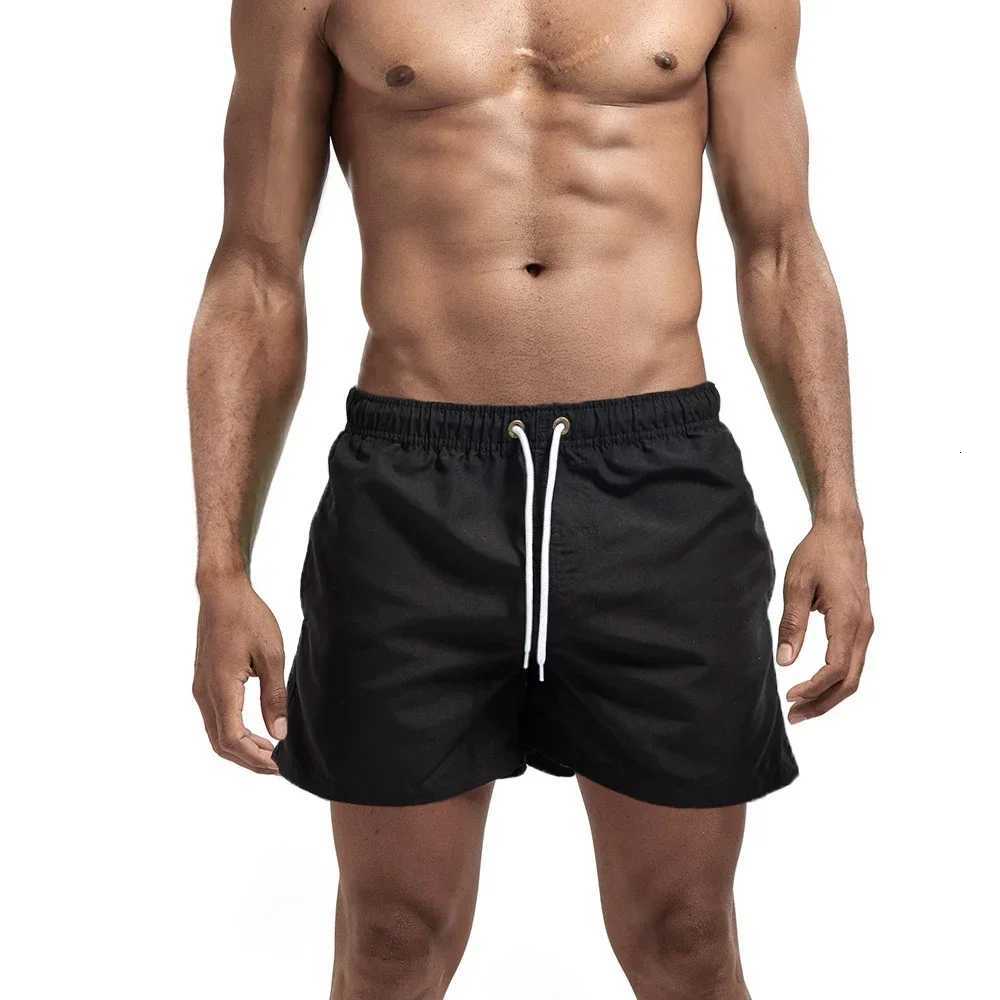 Mens Swim Shorts Swim Trunks Quick Dry Board Shorts Bathing Suit Breathable Drawstring With Pockets for Surfing Beach Summer Y250814
