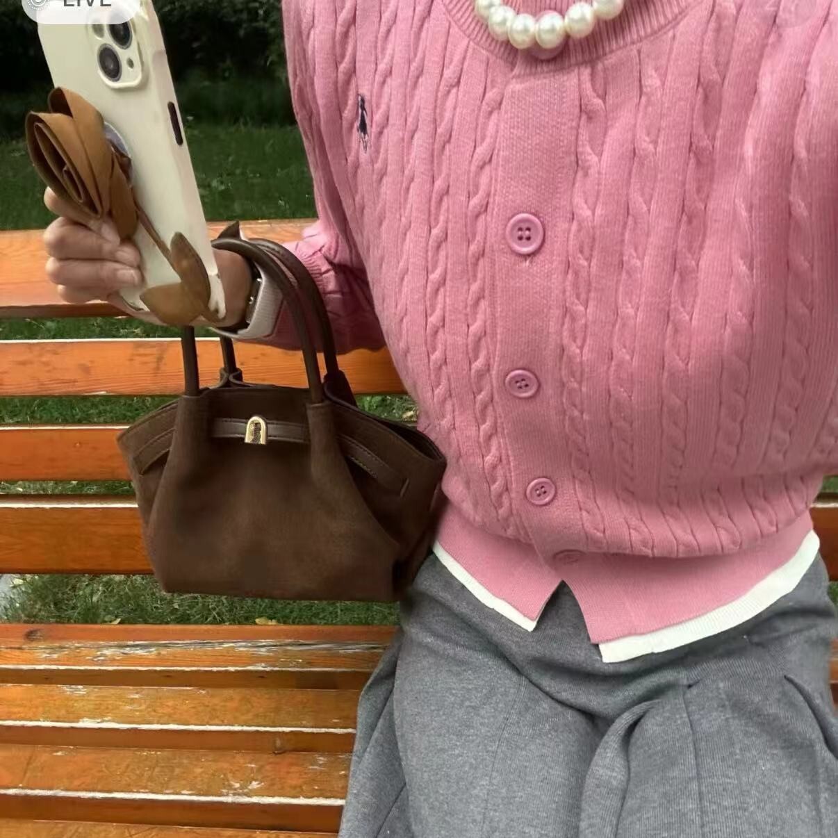 2025 Autumn New Women's Shoulder Bag Matte Suede Handbag New Trend Autumn New Designer Bag Solid Color Niche Women's Crossbody Bag Handbag