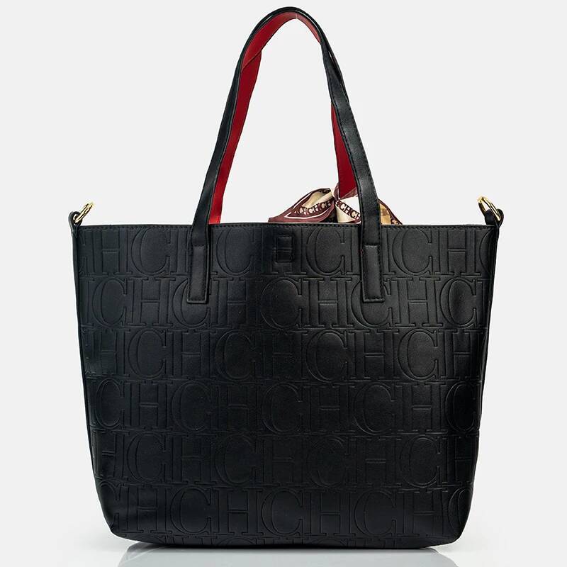 CH Fashion Large Capacity Handbag High Quality PU Material Women's Shoulder Bag 2025 New Style Gift For Mom