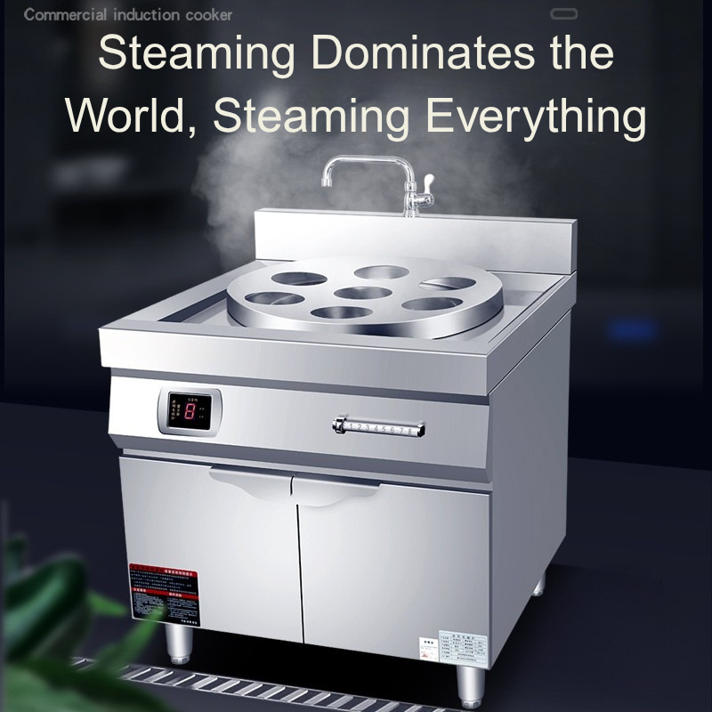 Commercial Steamer Pot with Multi-Purpose Functionality - Stainless Steel Material for Easy Cleaning