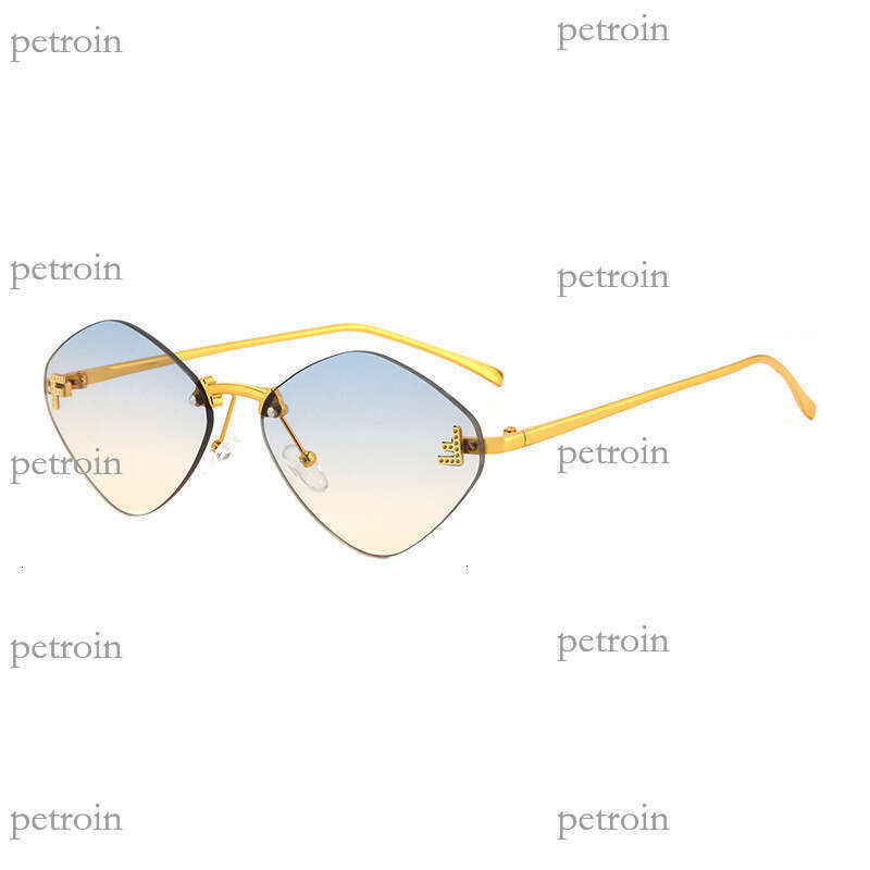 24 New Style Personality Small Frame Glasses Diamond-Shaped Fashion Unisex Photography Sunglasses Street Trend