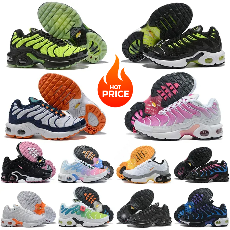 kids trainers TN Kids Running Shoes enfant Breathable Soft Sports Chaussures Boys Girls Tns Plus Sneakers Youth requin Trainers tn enfant shoes