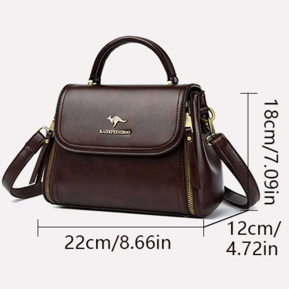 High Quality Soft Leather Tote Fashion New Solid Ladies Purses And Handbags Large Capacity Shoulder Croosbody Bag For Women