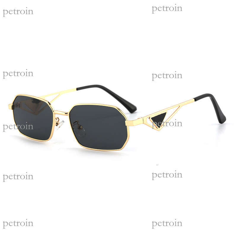 New Men's Triangle Fashion Versatile Personality Small Frame Trendy Women's High-end Street Style Sunglasses