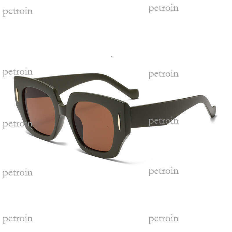 New Square Frame Oversized Unisex High-End Face-Slimming Trendy Brand Sunglasses