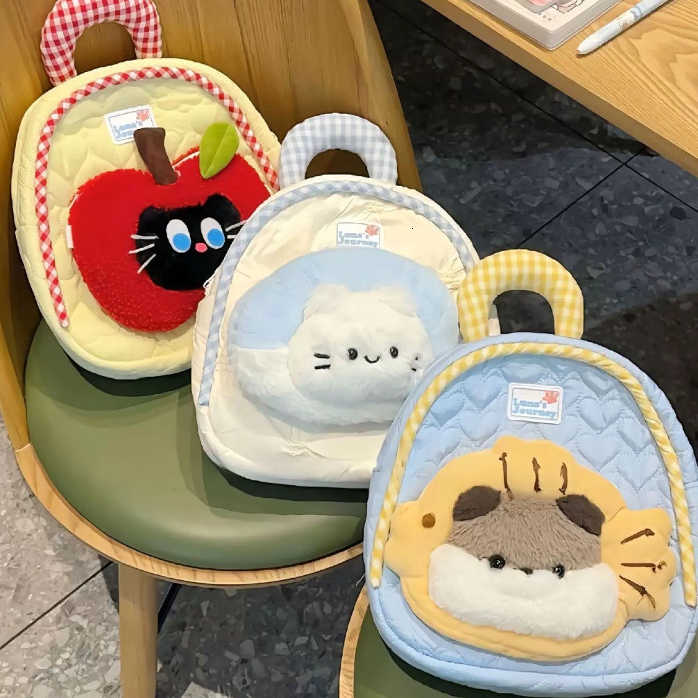 2025 Autumn New Neutral Style Backpack Cute Ins Style Women's Backpack Summer New Large Capacity Student Backpack Autumn New Designer Backpack