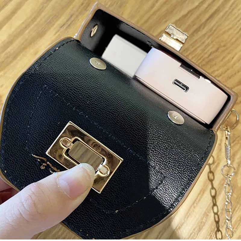 Mini ral Text Pattern Tote Crossbody Mini Chain Phone Bag For 4 Pro 2 3 Can Hold Other Small Items Coin Purse Y250815