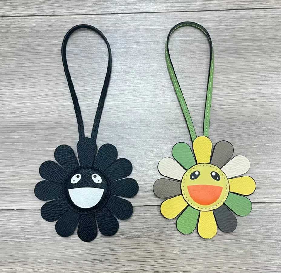 Top Genuine Leather Sun wer Bag Charm Hanging Decoration Ornament for Handbag Backpack Purse Keychain Y250815