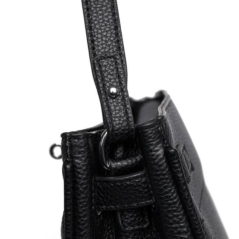 2025 Genuine Leather Women Tote Bag Fashion Cowhide Ladies Shoulder Crossbody Bags High Quality Female Handbag Sac A Main