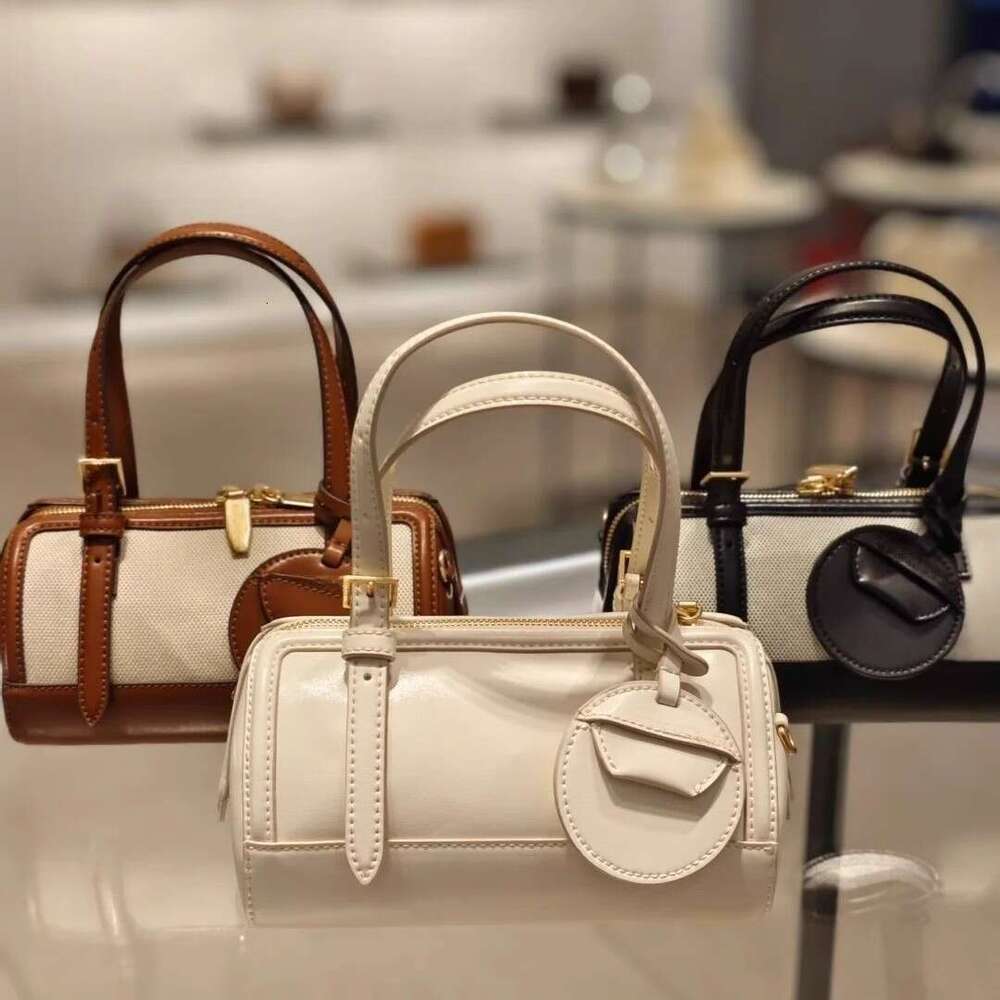 Designer Bag Tote Bag Shoulder Bag Internet Celebrity Same Style Th Anniversary Spring New Color Block Versatile Handheld Crossbody Boston Bowling Wom