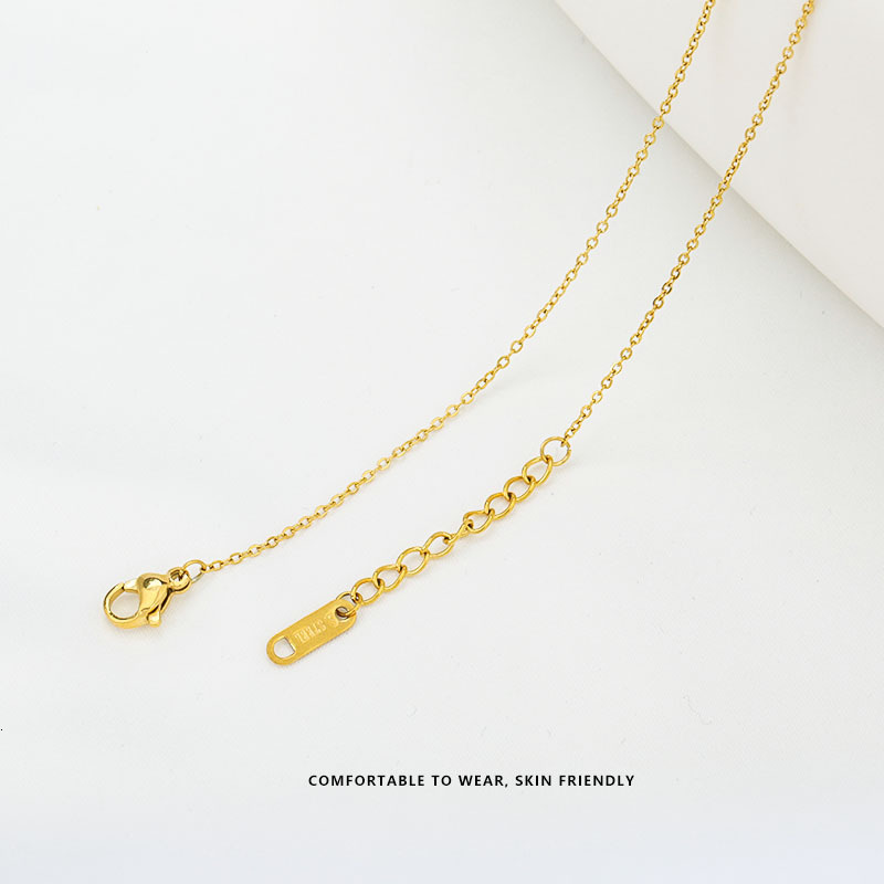 Titanium Steel Cross Necklace Women, Niche Jewelry, Non-Fading, Light , High-End Clavicle Chain for Women Jewelry for Women