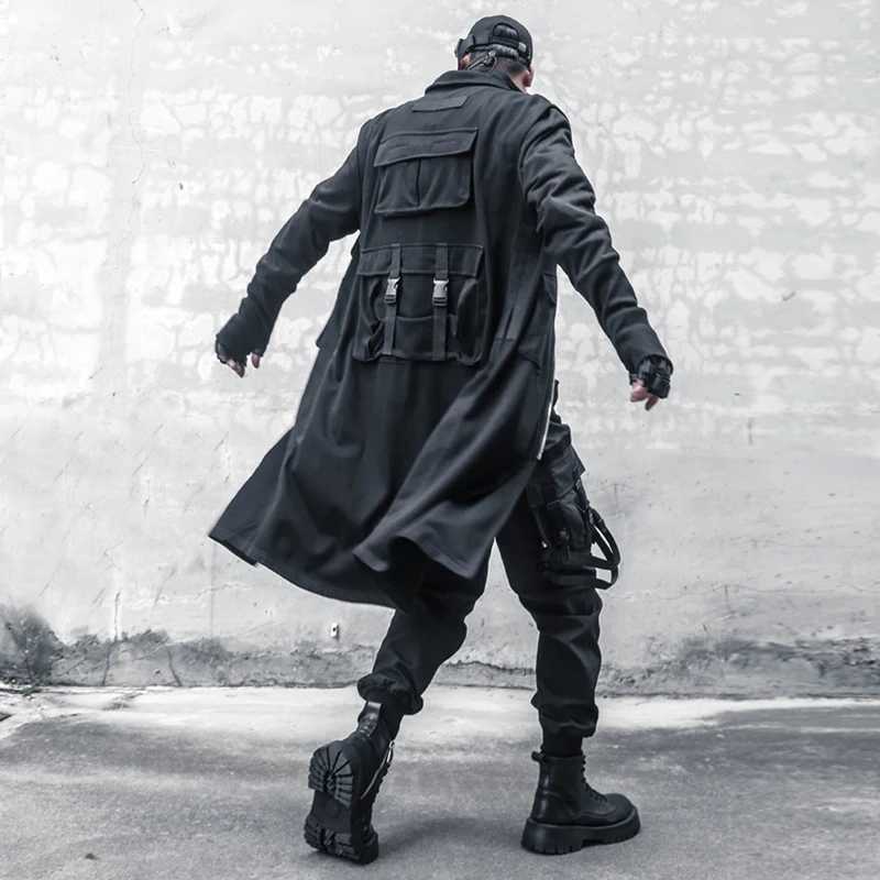 PFNW Mens Darkwear Functional Heavy Industry Cloak Multiple Pockets Tactical Jacket Spring And Autumn New Fit Handsome 2Z5342 W250815