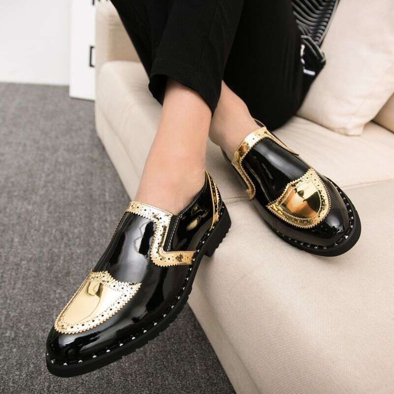 Men's Loafers Breathable Casual Leather Moccasins Business Slip On Shoes