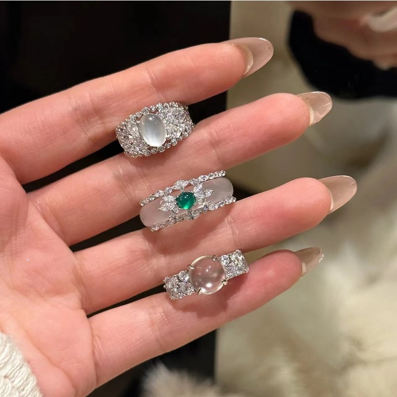 Traditional Design National Style 925 Silver Band for Her