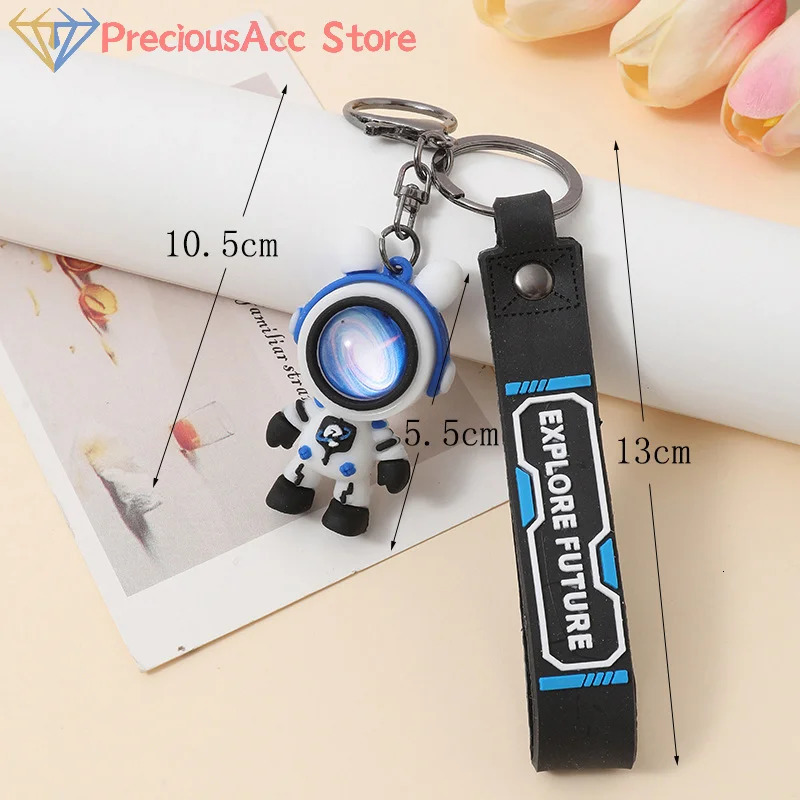 Lightning Bear Keychain Fashion Cartoon Cute Star Astronaut Doll Bag Pendant Accessories Couple Jewelry Gifts Birthday 250811
