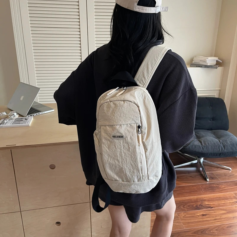 Summer Large Capacity Commuting Travel Backpack Fashion Handbag Womens Lightweight Shoulder Bag 250809