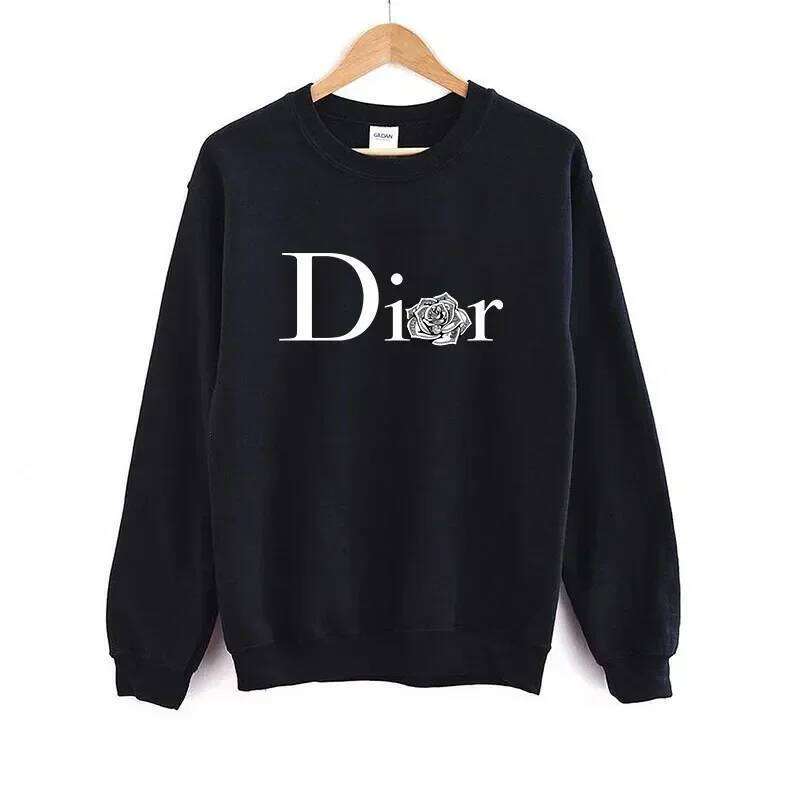 Sweatshirt Brand Printed O-Neck Pullover Thickened Autumn And Winter Loose Hoodie Long Sleeve Women's Clothing