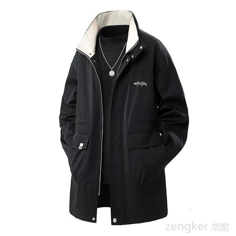 Big Size Trench Large Size Men Long Section Spring and Autumn Casual Jacket Loose Plus Size Coat 7XL 8XL 9XL W250815