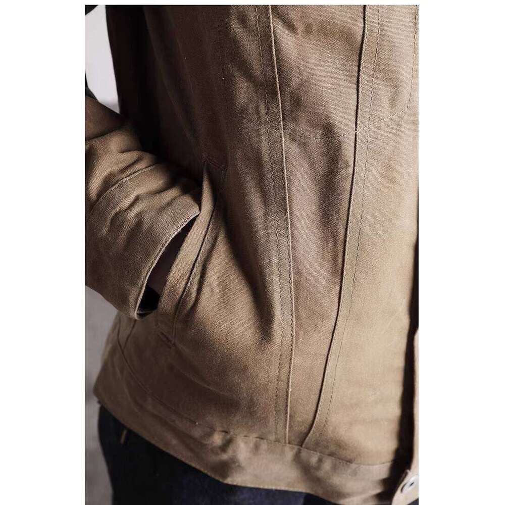 Designer Clothing 2025 Red Tornado Read Description Asian Size Good Quality Cotton Canvas Wax Water Proof Jacket