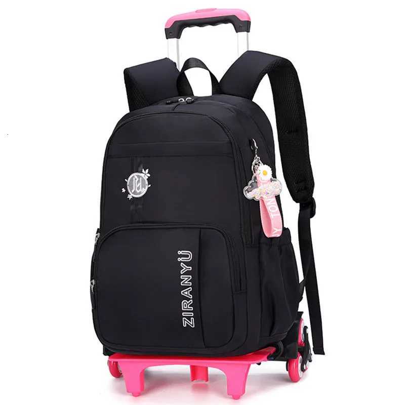 New School Bags for Girls Rolling Backpack Cartable Scolaire Fille Mochila Infantil Escolar Sac A Dos Enfant Plecak Zaino Donna X250815