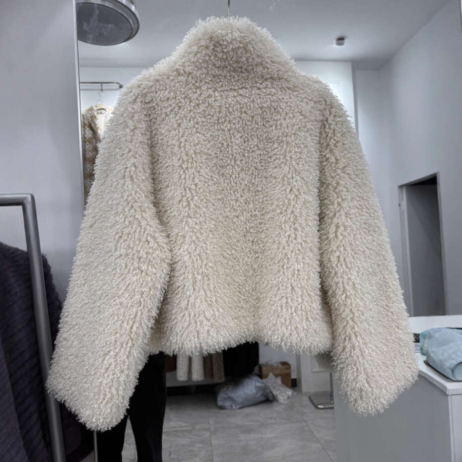 Women Winter Warm Coat Furry Lambswool Coat Turn Down Coat Thick Jacket Tops For Women Coat
