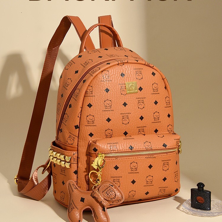 2025 Autumn New Neutral Style Backpack Cute Cartoon Bear Commuter Backpack New Fashion Backpack Large Capacity Autumn New Designer Bag