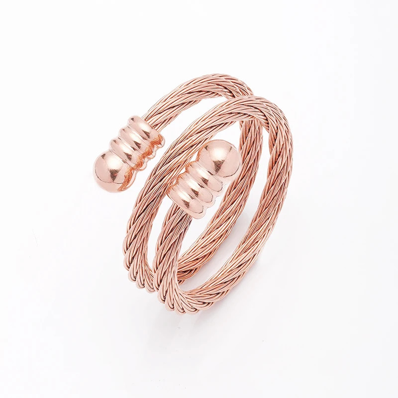 PAXA Unique n Vintage Adjustable Distorted Rings for Women Men Fashion Elegant Couple Wedding Party 2023 Jewelry Gifts 250811
