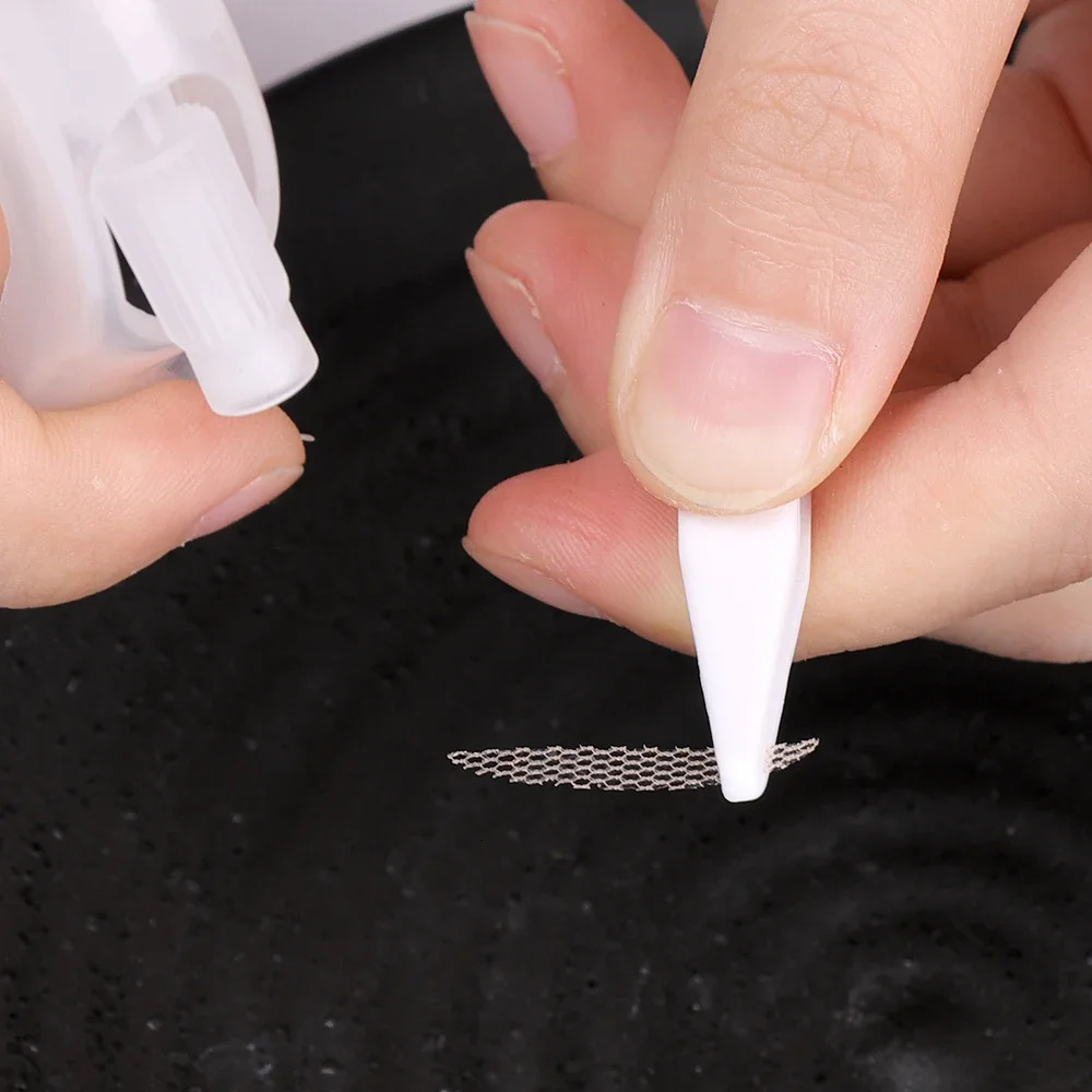 Clear Self-adhesive Double Eyelid Tape with Water Invisible Lace Mesh Eyelid Paste Sticker Olive-shaped Big Eyes Makeup Tool 250811