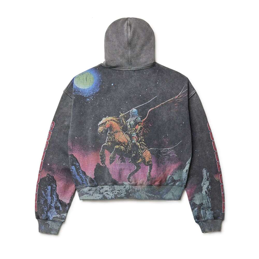 Designer Clothing 2025 Streetwear Vintage Washed Y2k Clothes Mens Womens Haruku Retro Hip Hop Cotton Oversized Hoodies Sweatshirts Jackets