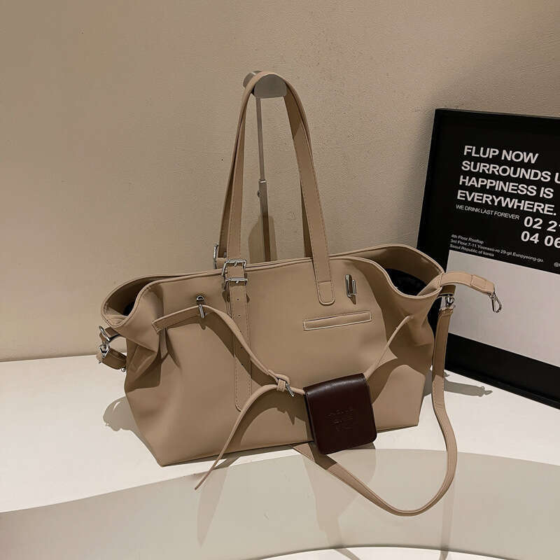 Korean Style Suede Tote for Women 2025 New Fashionable Handbag Bags Designer Large Capacity Shoulder Crossbody Bag