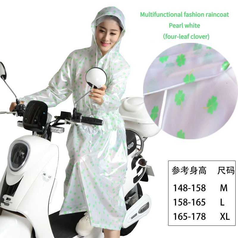 Ladies Sleeve Rain Dress Transparent Adult Lightweight Hooded Raincoat Travel Hiking Pedal Electric Vehicle Waterproof Rain Gear Y250814