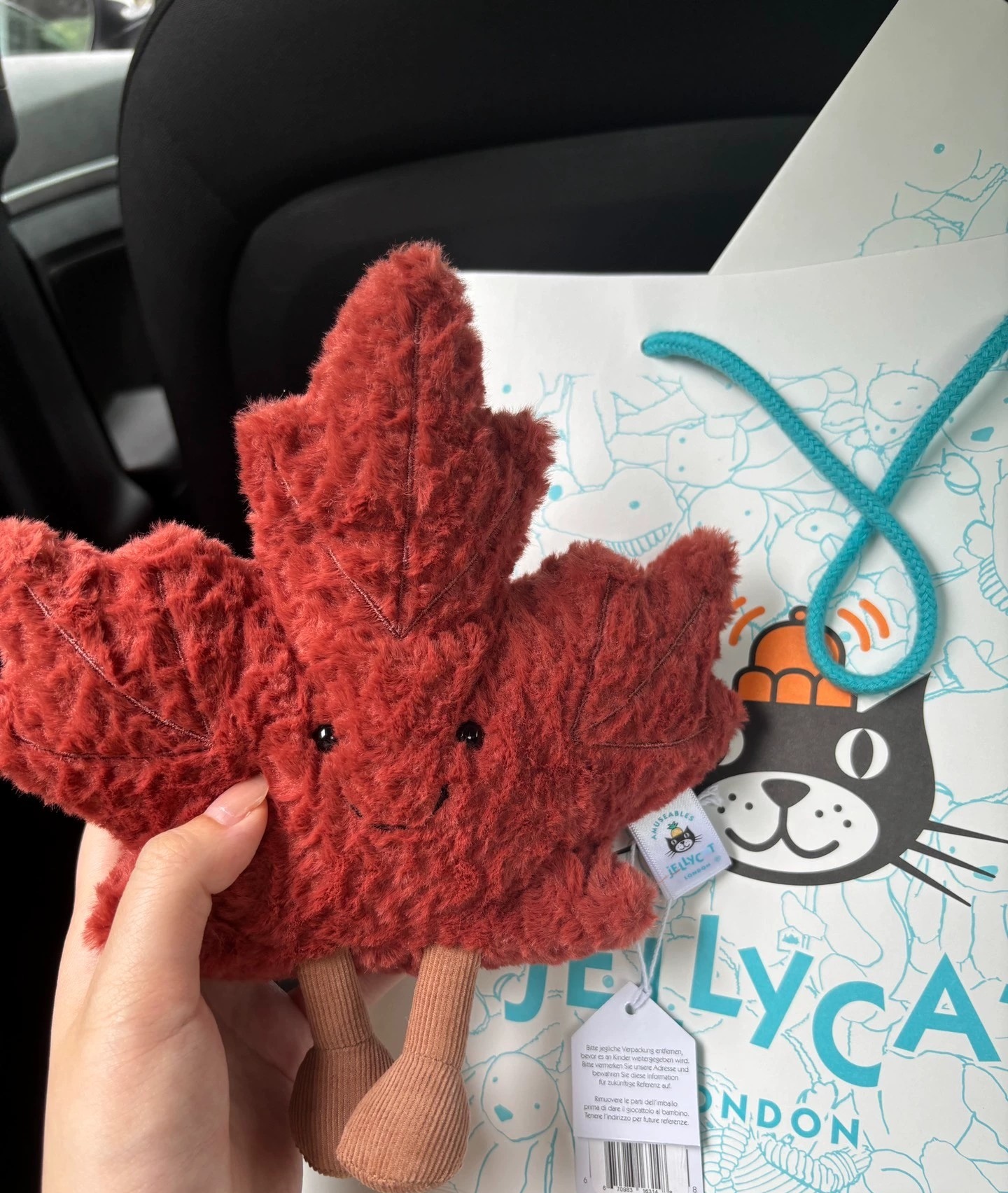 Dolls Jelly cat Amuseables Maple Leaf Plush Children's plush toys Canadian Limited Edition maple leaves Soft Toy MapleLeaf Soothing the Doll Gifts