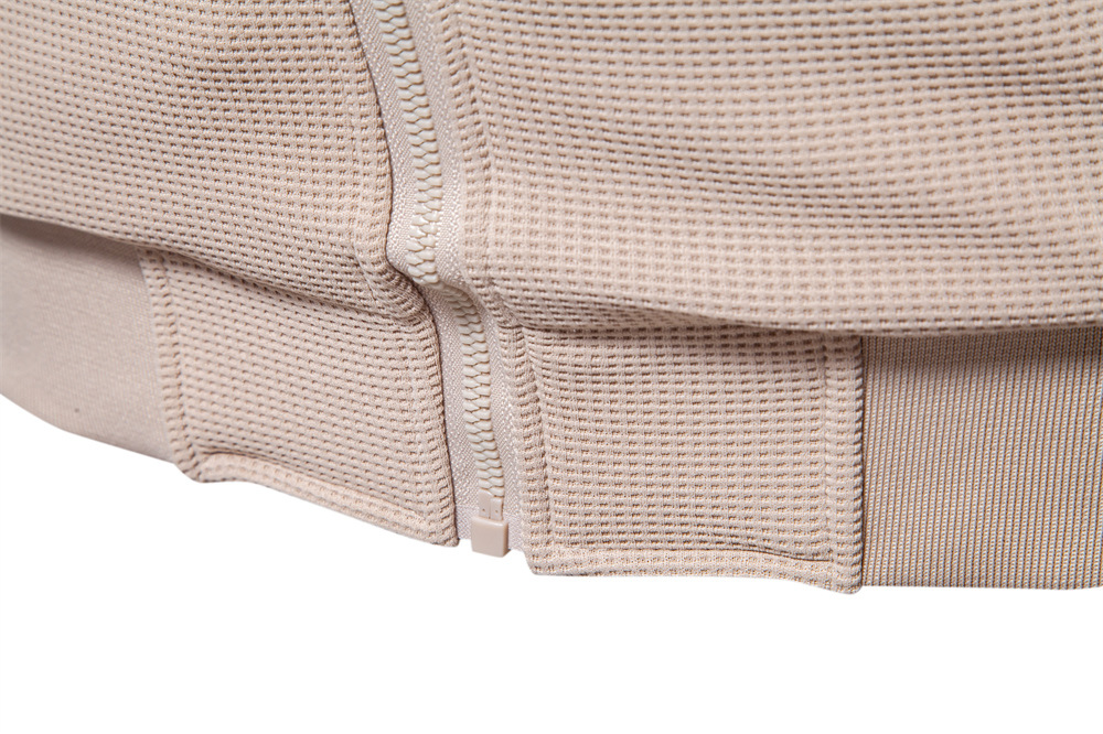 Windbreaker 2025 New Men's Stand Collar Jacket Solid Color Slim Fit Coat Casual Fashion Male Outerwea EUR size: S-2XL