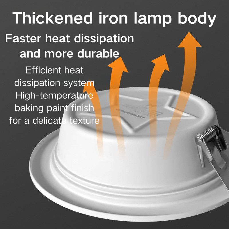 LED tube light embedded downlights - Ceiling Embedded Fixture Suitable for Commercial & Residential Use 9